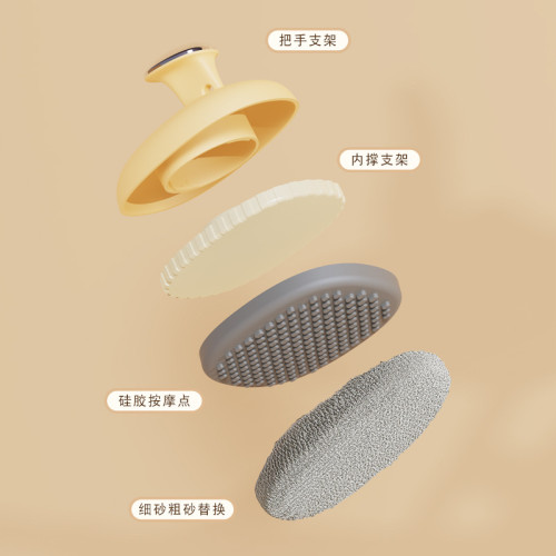 新款搓泥洗澡刷家用洗澡搓背搓澡刷帶支架面紗澡刷洗浴清潔身體