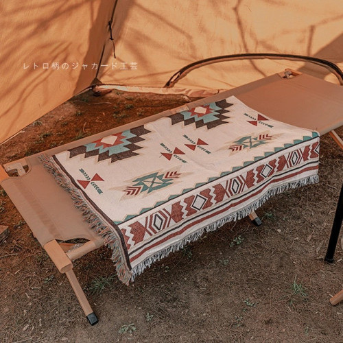 戶外露營毛毯復古毯桌布野餐墊民族風午休毯地毯棉布沙發巾桌布 戶外露營毛毯復古毯桌布野餐墊民族風午休毯地毯棉布沙發巾桌布