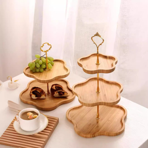 多層水果盤家用客廳茶幾雙層乾果點心零食擺放盤下午茶三層糖果盤 多層水果盤家用客廳茶幾雙層乾果點心零食擺放盤下午茶三層糖果盤