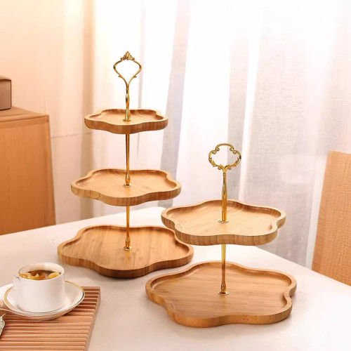 多層水果盤家用客廳茶幾雙層乾果點心零食擺放盤下午茶三層糖果盤 多層水果盤家用客廳茶幾雙層乾果點心零食擺放盤下午茶三層糖果盤