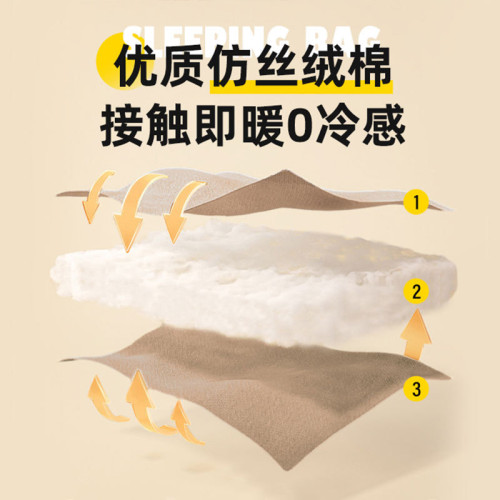 戶外成人睡袋加厚露營旅行保暖野營睡袋大人辦公室可攜式隔髒睡袋 戶外成人睡袋加厚露營旅行保暖野營睡袋大人辦公室可攜式隔髒睡袋