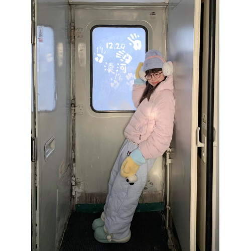 期望Studoo冬季格子拼接加厚棉褲男女慵懶寬松休閒滑雪長褲小個子 期望Studoo冬季格子拼接加厚棉褲男女慵懶寬松休閒滑雪長褲小個子