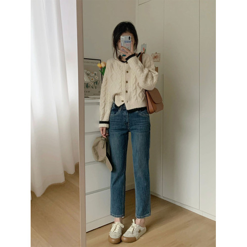 2025早秋裝新款小個子慵懶風高級感針織毛衣女秋冬季韓系開衫外套 2025早秋裝新款小個子慵懶風高級感針織毛衣女秋冬季韓系開衫外套