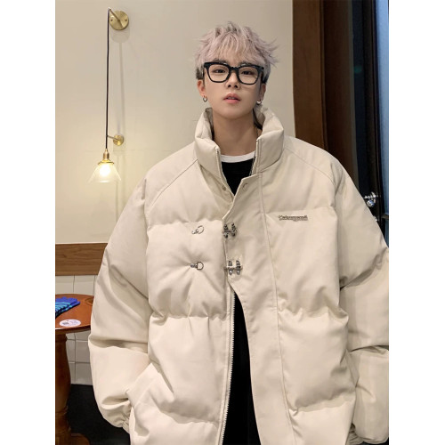 東北零下40度防寒服美式pu皮情侶羽絨服女冬季麵包服寬松棉襖外套 東北零下40度防寒服美式pu皮情侶羽絨服女冬季麵包服寬松棉襖外套