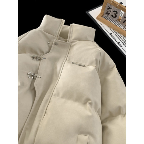 東北零下40度防寒服美式pu皮情侶羽絨服女冬季麵包服寬松棉襖外套 東北零下40度防寒服美式pu皮情侶羽絨服女冬季麵包服寬松棉襖外套