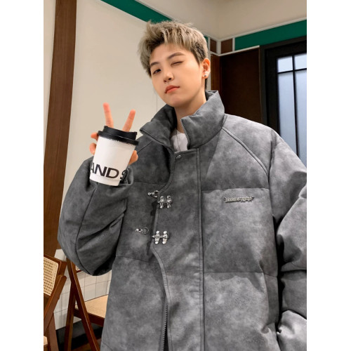 東北零下40度防寒服美式pu皮情侶羽絨服女冬季麵包服寬松棉襖外套 東北零下40度防寒服美式pu皮情侶羽絨服女冬季麵包服寬松棉襖外套