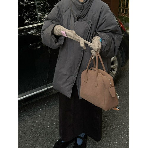 灰色短款棉服女2025年新款冬季棉衣棉襖爆款潮外套韓系高級感百搭