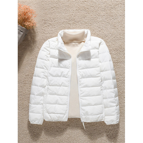 春秋白鴨絨2025新款輕薄羽絨服女短款輕便高級超薄小個子外套媽媽 春秋白鴨絨2025新款輕薄羽絨服女短款輕便高級超薄小個子外套媽媽