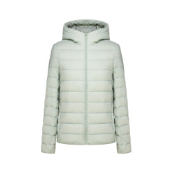 雪中飛2025秋季輕薄羽絨服女韓版連帽短款寬松排骨羽絨休閒外套潮