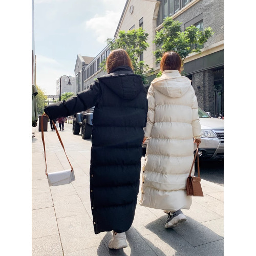 【特價】羽絨服女長款2025冬季新款超長過膝到腳踝加長保暖外套