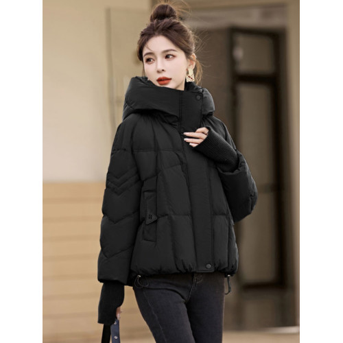 高級感超好看短款羽絨服女冬季2025年新款時尚歐貨連帽連帽厚外套 高級感超好看短款羽絨服女冬季2025年新款時尚歐貨連帽連帽厚外套