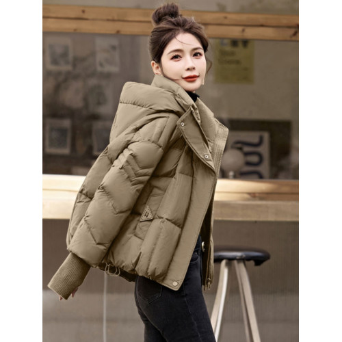 高級感超好看短款羽絨服女冬季2025年新款時尚歐貨連帽連帽厚外套 高級感超好看短款羽絨服女冬季2025年新款時尚歐貨連帽連帽厚外套