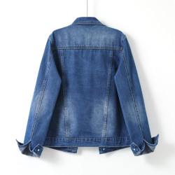 韓版修身百搭牛仔外套女短款春秋小個子休閒內袋長袖學生夾克上衣