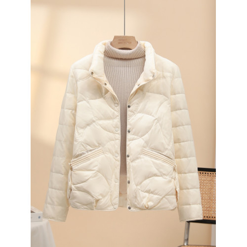 輕薄羽絨服女短款薄款2025年新款韓版時尚立領小個子白鴨絨秋冬潮 輕薄羽絨服女短款薄款2025年新款韓版時尚立領小個子白鴨絨秋冬潮