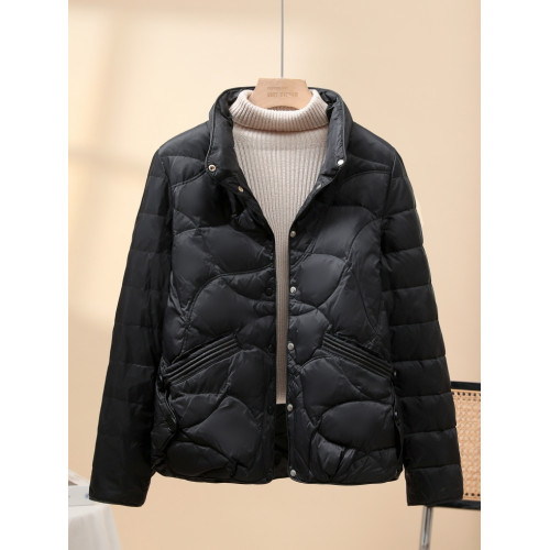 輕薄羽絨服女短款薄款2025年新款韓版時尚立領小個子白鴨絨秋冬潮 輕薄羽絨服女短款薄款2025年新款韓版時尚立領小個子白鴨絨秋冬潮