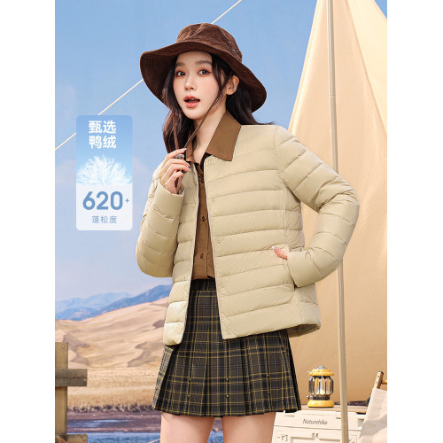 雪中飛2026秋冬新款女士圓領排骨羽絨內恤輕薄內搭通勤百搭文藝