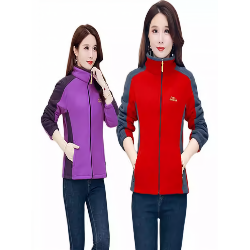 女士加厚外套搖粒絨上衣加絨媽媽中老年雙面抓絨春秋冬季新款衛衣 女士加厚外套搖粒絨上衣加絨媽媽中老年雙面抓絨春秋冬季新款衛衣