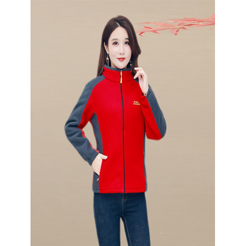 女士加厚外套搖粒絨上衣加絨媽媽中老年雙面抓絨春秋冬季新款衛衣 女士加厚外套搖粒絨上衣加絨媽媽中老年雙面抓絨春秋冬季新款衛衣