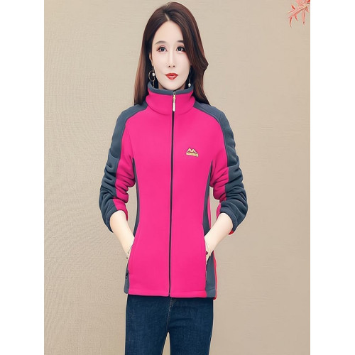 女士加厚外套搖粒絨上衣加絨媽媽中老年雙面抓絨春秋冬季新款衛衣 女士加厚外套搖粒絨上衣加絨媽媽中老年雙面抓絨春秋冬季新款衛衣