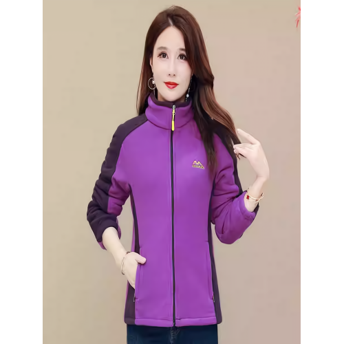 女士加厚外套搖粒絨上衣加絨媽媽中老年雙面抓絨春秋冬季新款衛衣 女士加厚外套搖粒絨上衣加絨媽媽中老年雙面抓絨春秋冬季新款衛衣