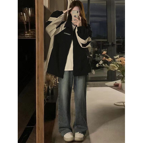 沖鋒衣外套女秋冬款寬松百搭休閒學生運動情侶加絨加厚夾克上衣潮 沖鋒衣外套女秋冬款寬松百搭休閒學生運動情侶加絨加厚夾克上衣潮