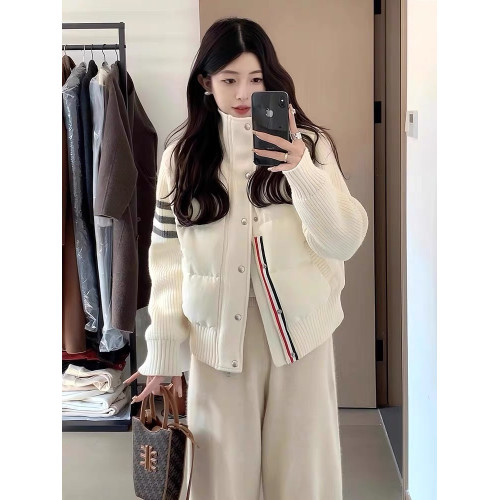 TB輕薄白色休閒棉服女2025秋冬新款短款立領棉衣冬季保暖棉襖外套 TB輕薄白色休閒棉服女2025秋冬新款短款立領棉衣冬季保暖棉襖外套