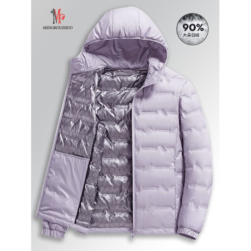 2025新款石墨烯鵞絨輕薄羽絨服連帽石墨稀保暖防風保暖時尚女外套 2025新款石墨烯鵞絨輕薄羽絨服連帽石墨稀保暖防風保暖時尚女外套