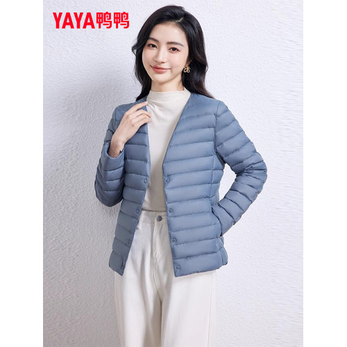 鴨鴨官方旗艦店輕薄內膽羽絨服女2025年秋冬新款鴨絨保暖可攜式外套 鴨鴨官方旗艦店輕薄內膽羽絨服女2025年秋冬新款鴨絨保暖可攜式外套