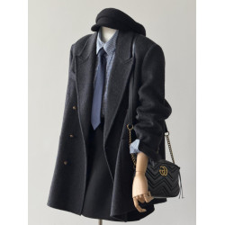 呢子大衣女秋冬季2025新款短款西裝毛呢外套小個子爆款羽絨服內膽