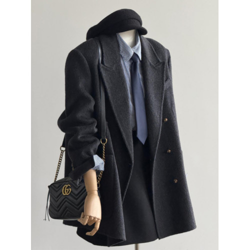 呢子大衣女秋冬季2025新款短款西裝毛呢外套小個子爆款羽絨服內膽 呢子大衣女秋冬季2025新款短款西裝毛呢外套小個子爆款羽絨服內膽