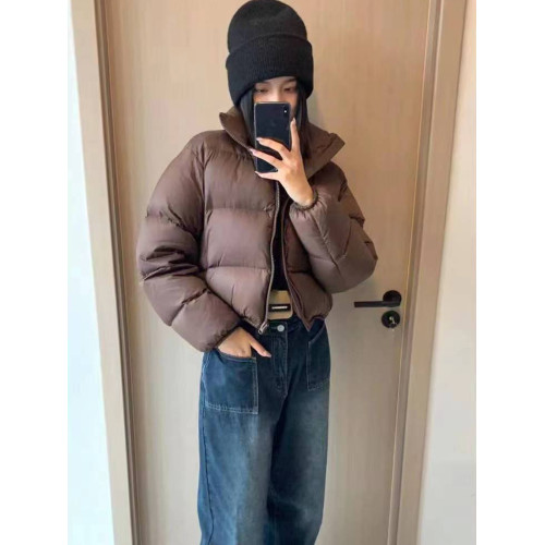 短款羽絨服女2025新款冬季bm風白鴨絨麵包服小個子羽絨服外套女冬