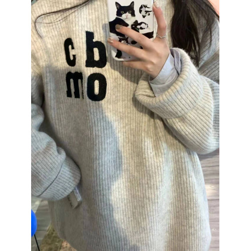 日系復古毛衣女秋冬寬松外穿慵懶風設計感小衆套頭內搭針織上衣