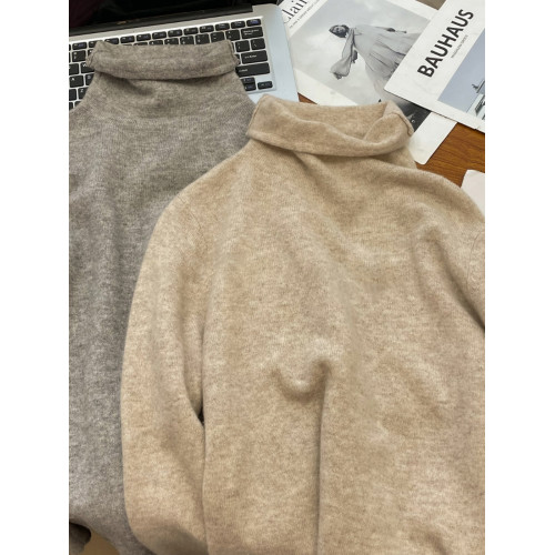 軟糯堆堆領針織上衣曡穿女秋冬季洋氣高領修身毛衣別致內搭打底衫 軟糯堆堆領針織上衣曡穿女秋冬季洋氣高領修身毛衣別致內搭打底衫