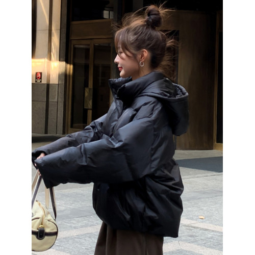 羽絨服女冬季2025年新款寬松連帽短款加厚保暖麵包服棉衣棉襖外套 羽絨服女冬季2025年新款寬松連帽短款加厚保暖麵包服棉衣棉襖外套