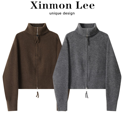 XinmonLee高級感超好看毛衣開衫外套冬季女寬松顯瘦慵懶風上衣 XinmonLee高級感超好看毛衣開衫外套冬季女寬松顯瘦慵懶風上衣