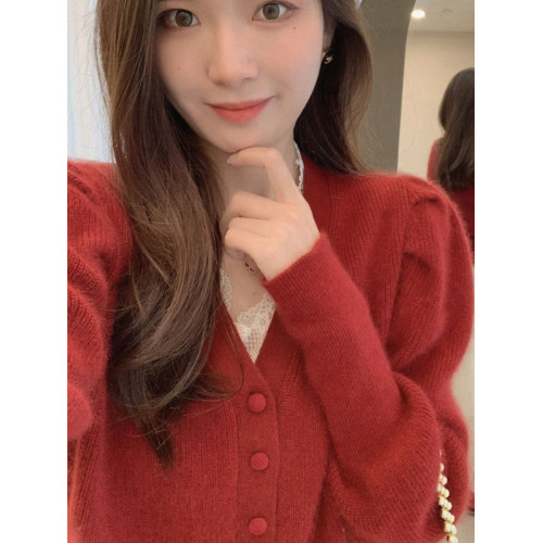 海軍藍高級感氣質毛衣開衫外套女秋冬新款洋氣顯瘦小香風針織上衣 海軍藍高級感氣質毛衣開衫外套女秋冬新款洋氣顯瘦小香風針織上衣