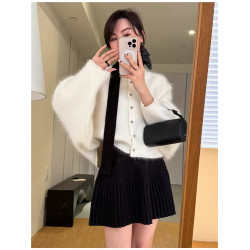 慵懶風軟糯小香風毛衣外套女秋冬2025新款寬松顯瘦針織開衫上衣