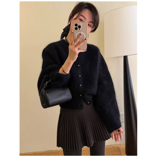 慵懶風軟糯小香風毛衣外套女秋冬2025新款寬松顯瘦針織開衫上衣 慵懶風軟糯小香風毛衣外套女秋冬2025新款寬松顯瘦針織開衫上衣