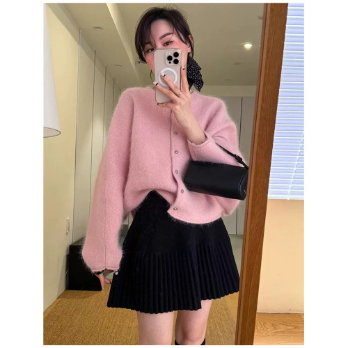 慵懶風軟糯小香風毛衣外套女秋冬2025新款寬松顯瘦針織開衫上衣 慵懶風軟糯小香風毛衣外套女秋冬2025新款寬松顯瘦針織開衫上衣