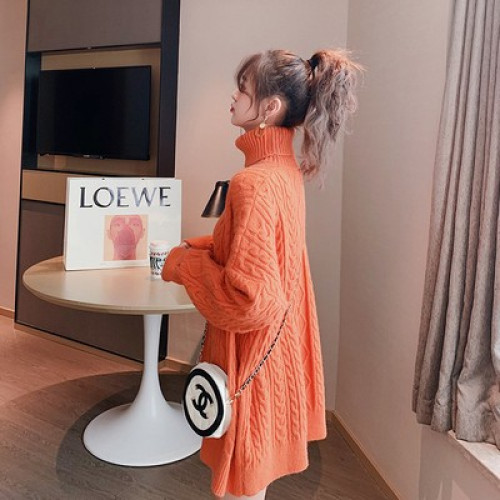 高領毛衣女士寬松外穿慵懶中長款加厚保暖秋冬季2025年新爆款洋氣 高領毛衣女士寬松外穿慵懶中長款加厚保暖秋冬季2025年新爆款洋氣