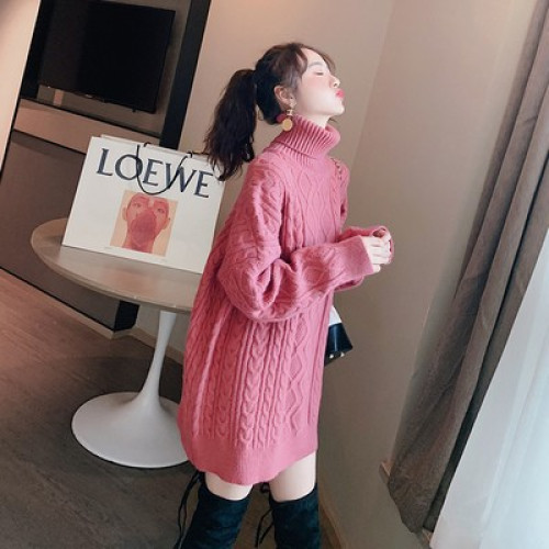 高領毛衣女士寬松外穿慵懶中長款加厚保暖秋冬季2025年新爆款洋氣 高領毛衣女士寬松外穿慵懶中長款加厚保暖秋冬季2025年新爆款洋氣