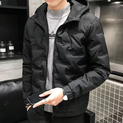 大碼輕薄羽絨服男士秋冬季短款夾克連帽上衣新款潮牌保暖外套男 大碼輕薄羽絨服男士秋冬季短款夾克連帽上衣新款潮牌保暖外套男