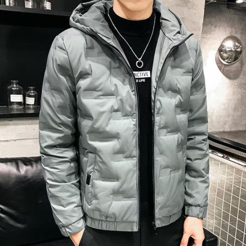 大碼輕薄羽絨服男士秋冬季短款夾克連帽上衣新款潮牌保暖外套男 大碼輕薄羽絨服男士秋冬季短款夾克連帽上衣新款潮牌保暖外套男