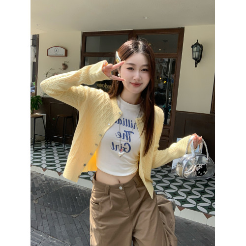 蘇三三藍色麻花毛衣開衫外套女春秋2025早秋新款韓系穿搭針織上衣 蘇三三藍色麻花毛衣開衫外套女春秋2025早秋新款韓系穿搭針織上衣