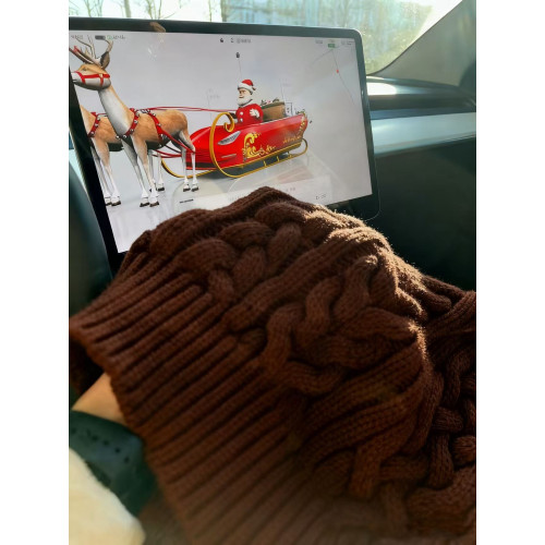 加厚版！慵懶風咖色麻花紋毛衣女冬季新款韓版寬鬆套頭針織衫上衣