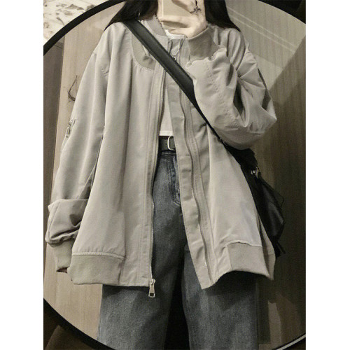 美式復古小個子工裝夾克女秋冬季情侶棒球服夾棉加厚外套潮牌棉服 美式復古小個子工裝夾克女秋冬季情侶棒球服夾棉加厚外套潮牌棉服