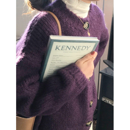 黃色毛衣開衫女寬松外穿慵懶風軟糯2025秋冬檸檬黃上衣針織衫外套 黃色毛衣開衫女寬松外穿慵懶風軟糯2025秋冬檸檬黃上衣針織衫外套