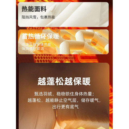 JEEP SPIRIT羽絨服秋冬季女2024新款保暖加厚超好看情侶連帽外套 JEEP SPIRIT羽絨服秋冬季女2024新款保暖加厚超好看情侶連帽外套