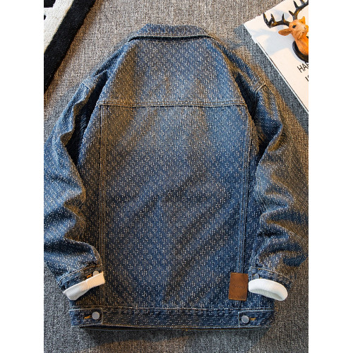 HPCP重工貓爪鉤花牛仔外套男秋季新款高級感潮牌男士痞帥工裝夾克 HPCP重工貓爪鉤花牛仔外套男秋季新款高級感潮牌男士痞帥工裝夾克