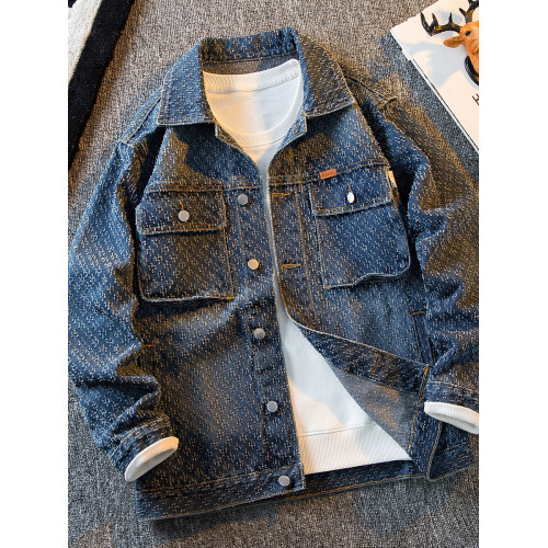 HPCP重工貓爪鉤花牛仔外套男秋季新款高級感潮牌男士痞帥工裝夾克 HPCP重工貓爪鉤花牛仔外套男秋季新款高級感潮牌男士痞帥工裝夾克